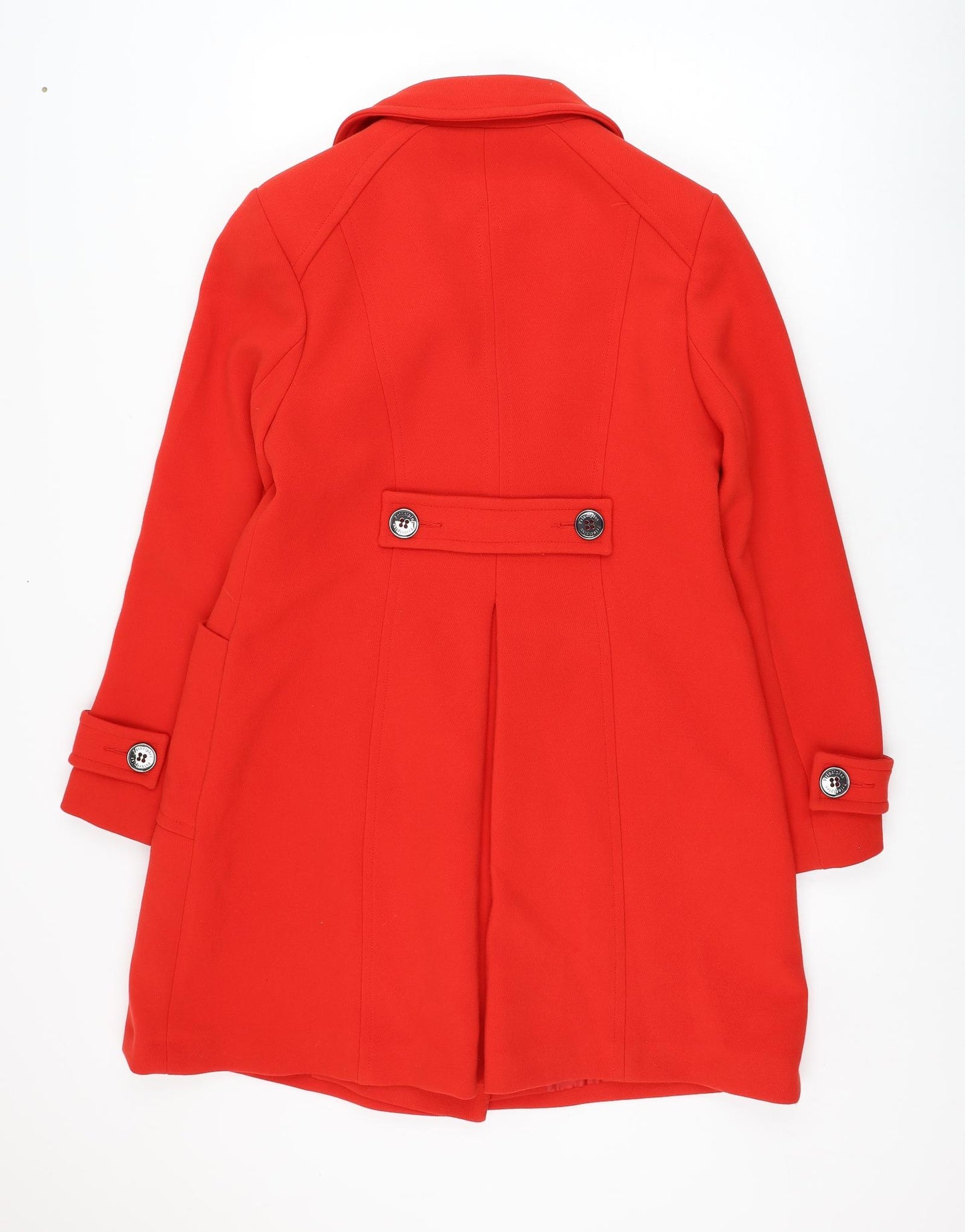 Principles Womens Red   Overcoat Coat Size 16  Button