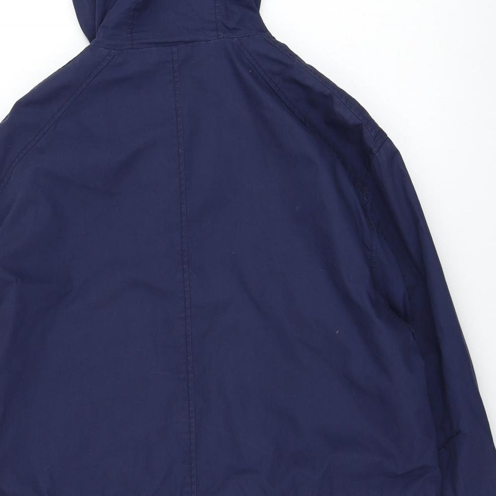 Tommy Hilfiger Mens Blue   Rain Coat Coat Size L  Zip