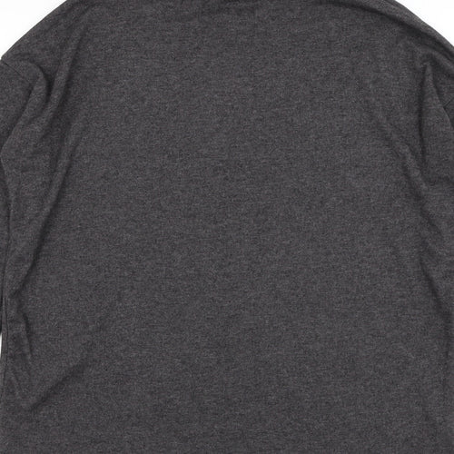 New Look Womens Grey Roll Neck  Polyester Pullover Jumper Size 8