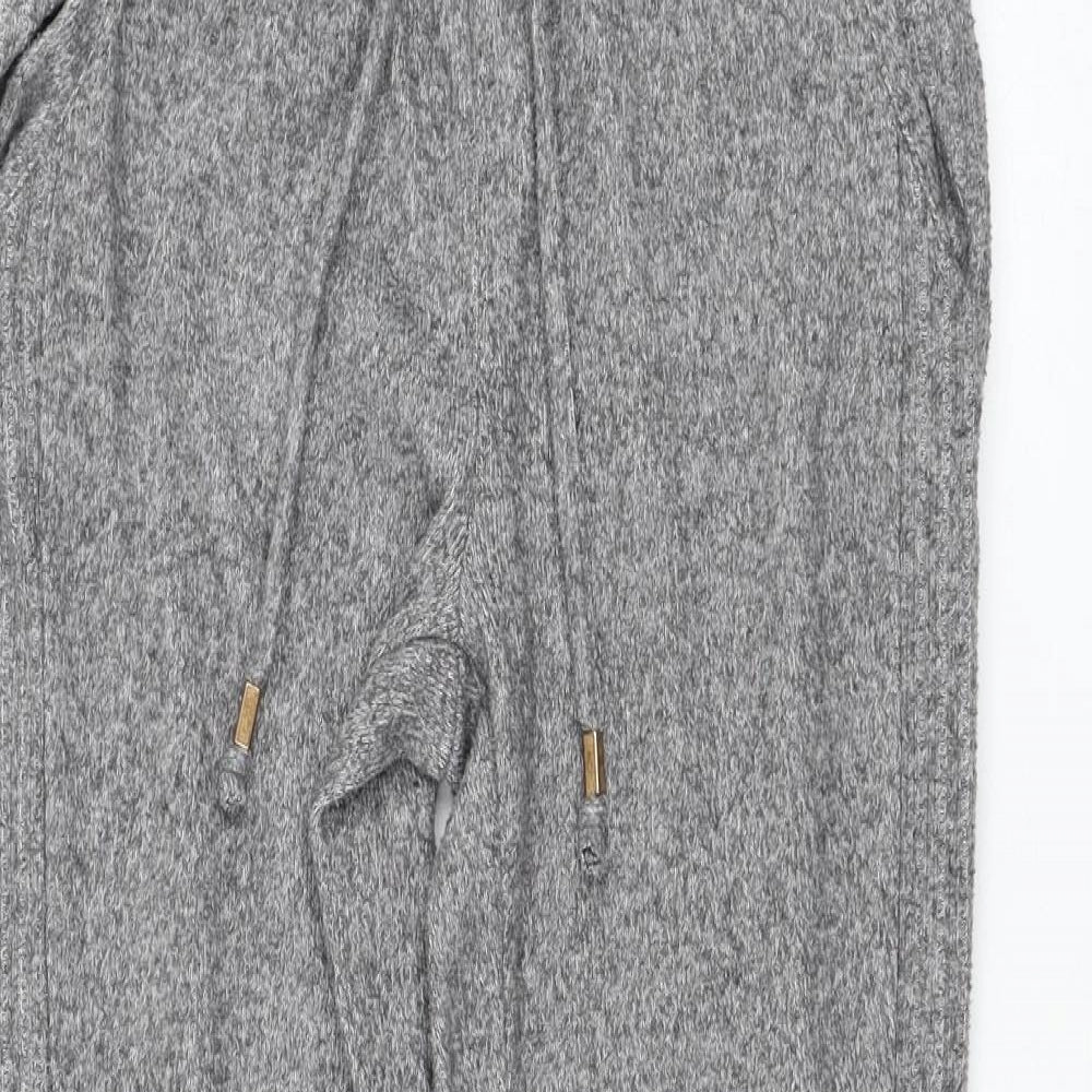 F&F Womens Grey  Polyester Jogger Trousers Size 6 L26 in Regular
