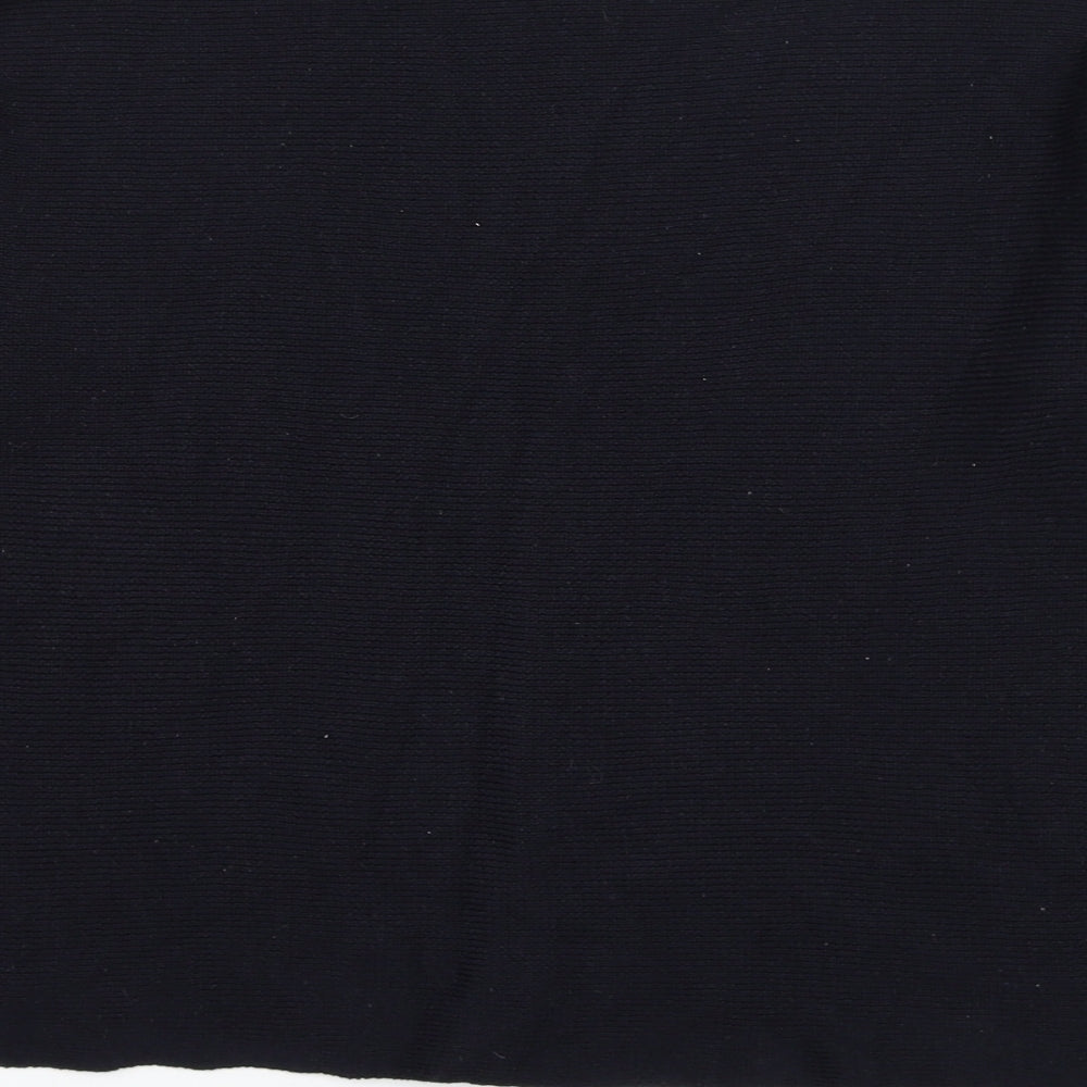 H&M Womens Blue Round Neck  Polyester Pullover Jumper Size XS