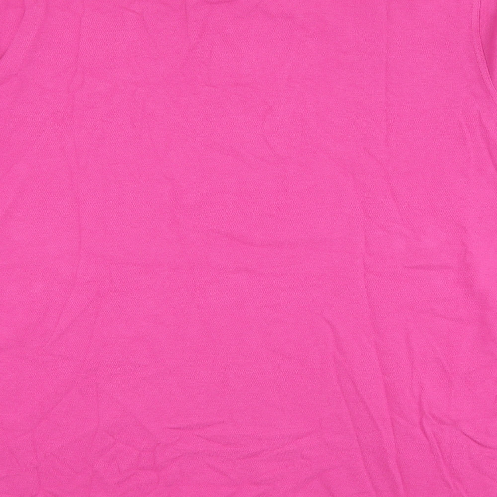Brook Taverner Mens Pink  Cotton  Polo Size 2XL Collared Pullover