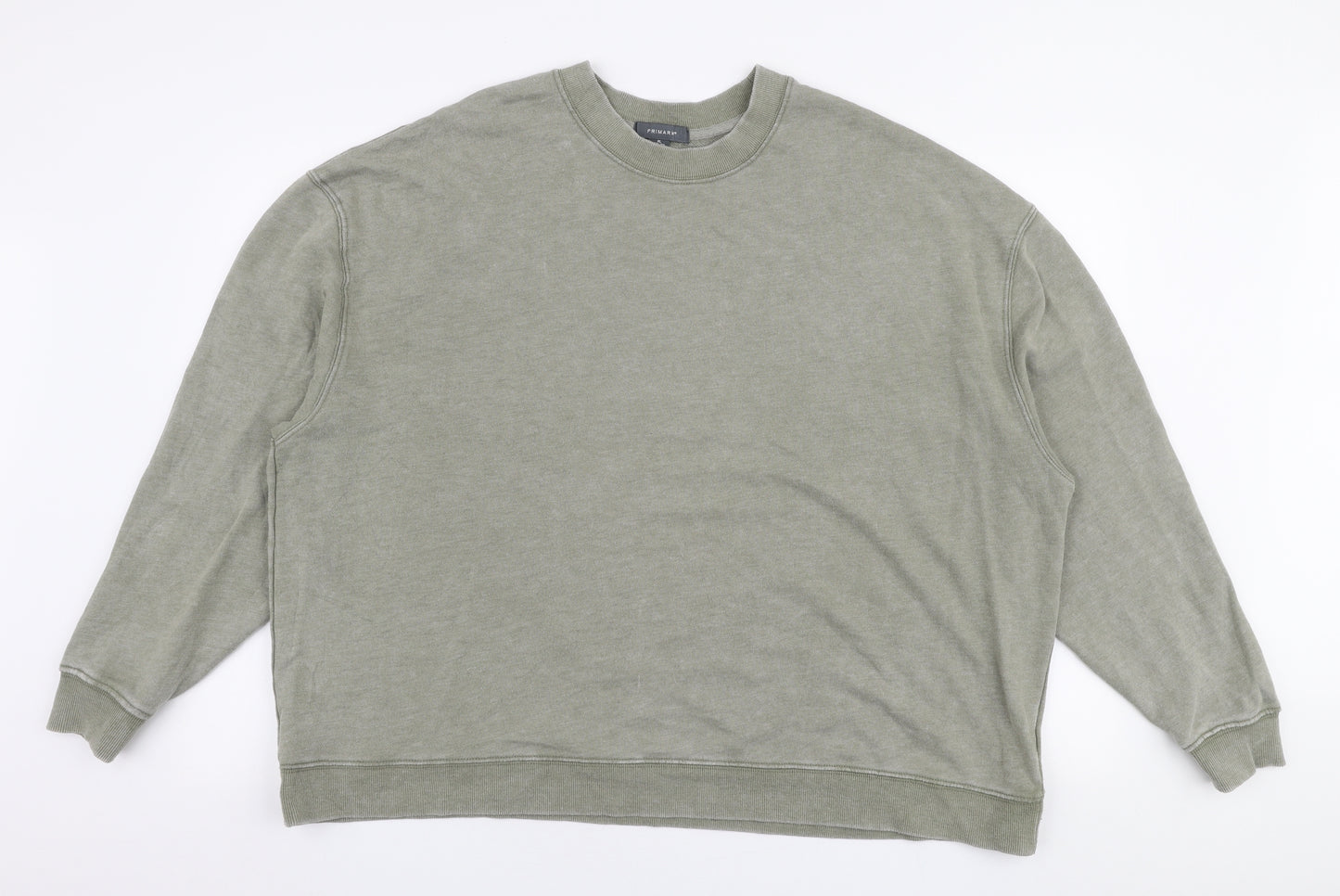 Primark Womens Green  Cotton Pullover Sweatshirt Size XL  Pullover