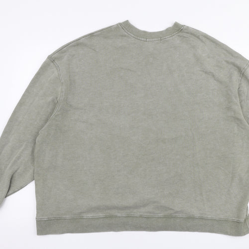 Primark Womens Green  Cotton Pullover Sweatshirt Size XL  Pullover