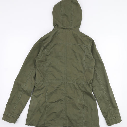 New Look Womens Green   Jacket Coat Size 8  Zip