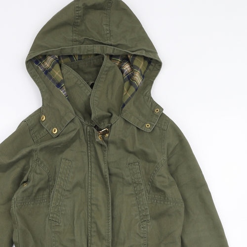 New Look Womens Green   Jacket Coat Size 8  Zip