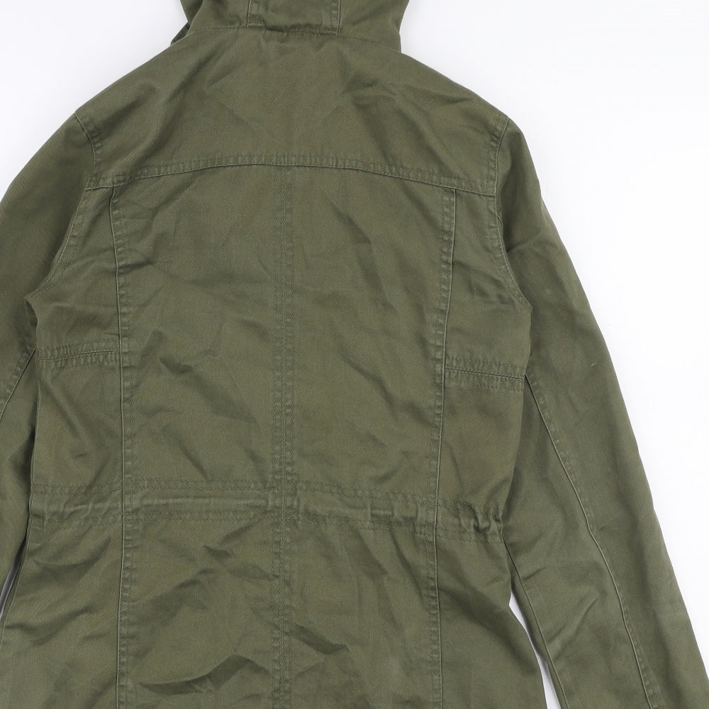New Look Womens Green   Jacket Coat Size 8  Zip