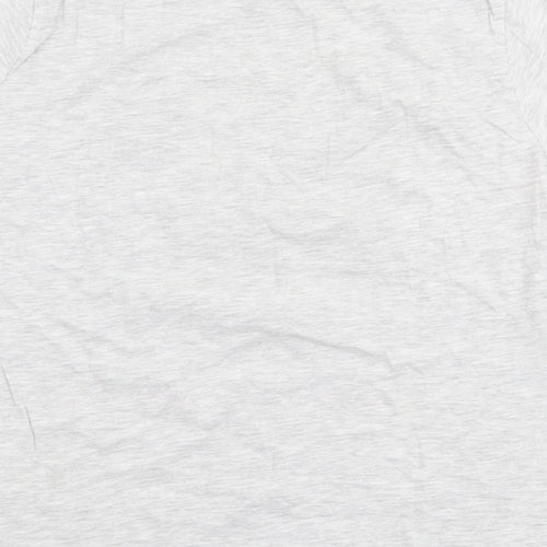 Primark Womens Grey  Cotton Jersey T-Shirt Size S Round Neck - Mickey mouse