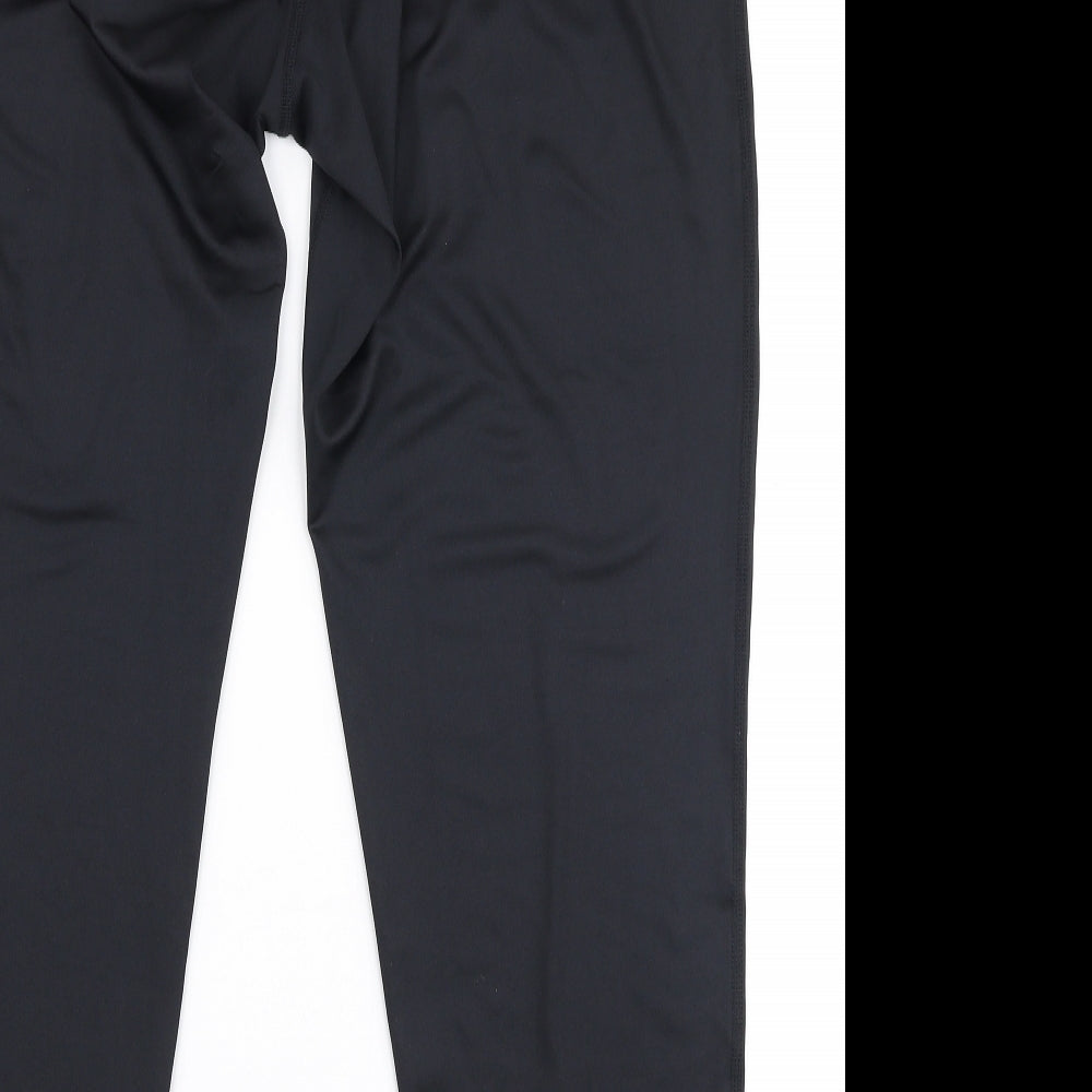 Sondico Mens Black  Polyester Compression Leggings Size 4XL L30 in Slim Pullover
