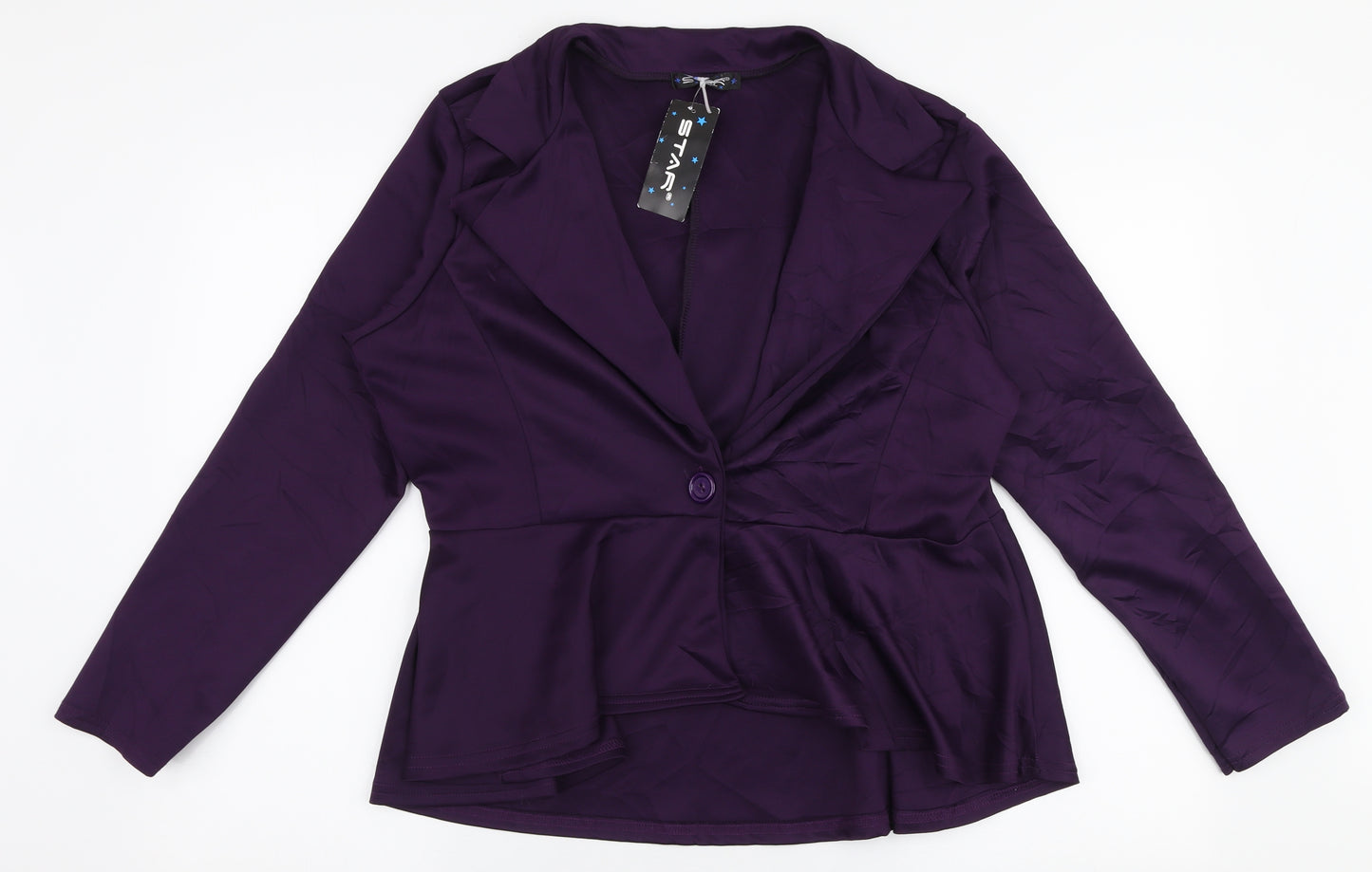 Star Womens Purple   Jacket  Size 20  Button
