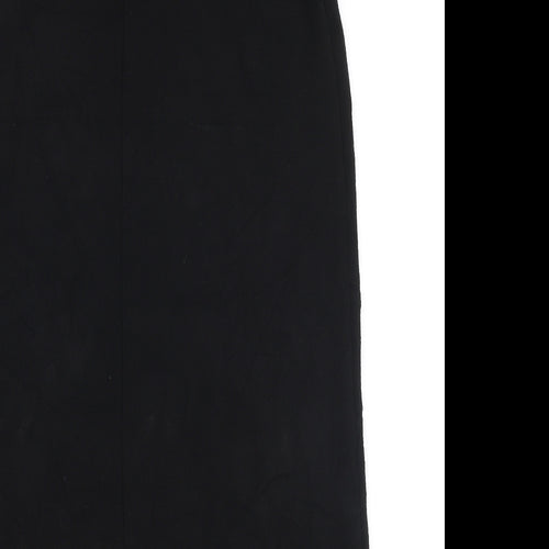 River Island Womens Black  Polyester A-Line  Size 8  Round Neck Zip