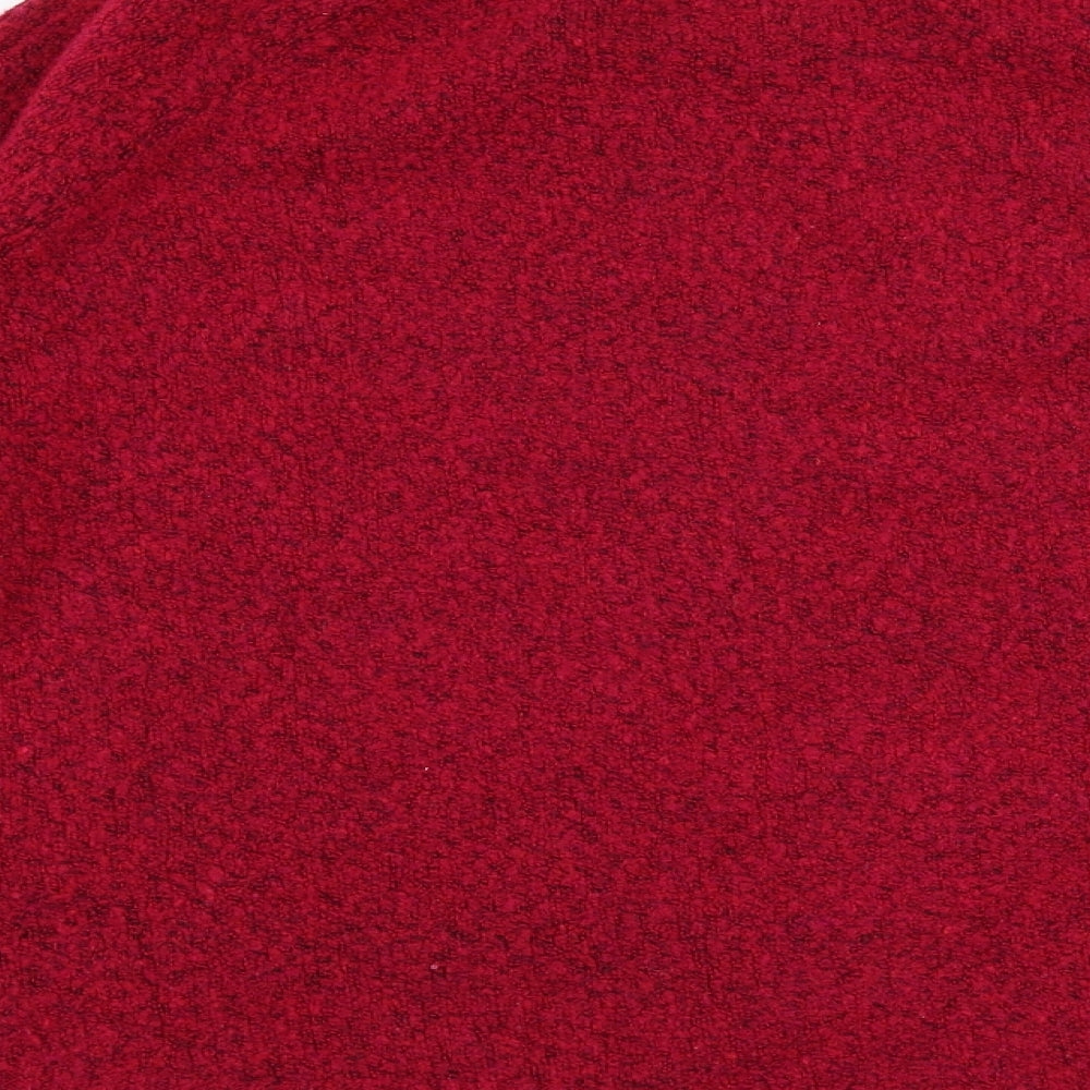 Marks and Spencer Womens Pink Round Neck  Acrylic Pullover Jumper Size L