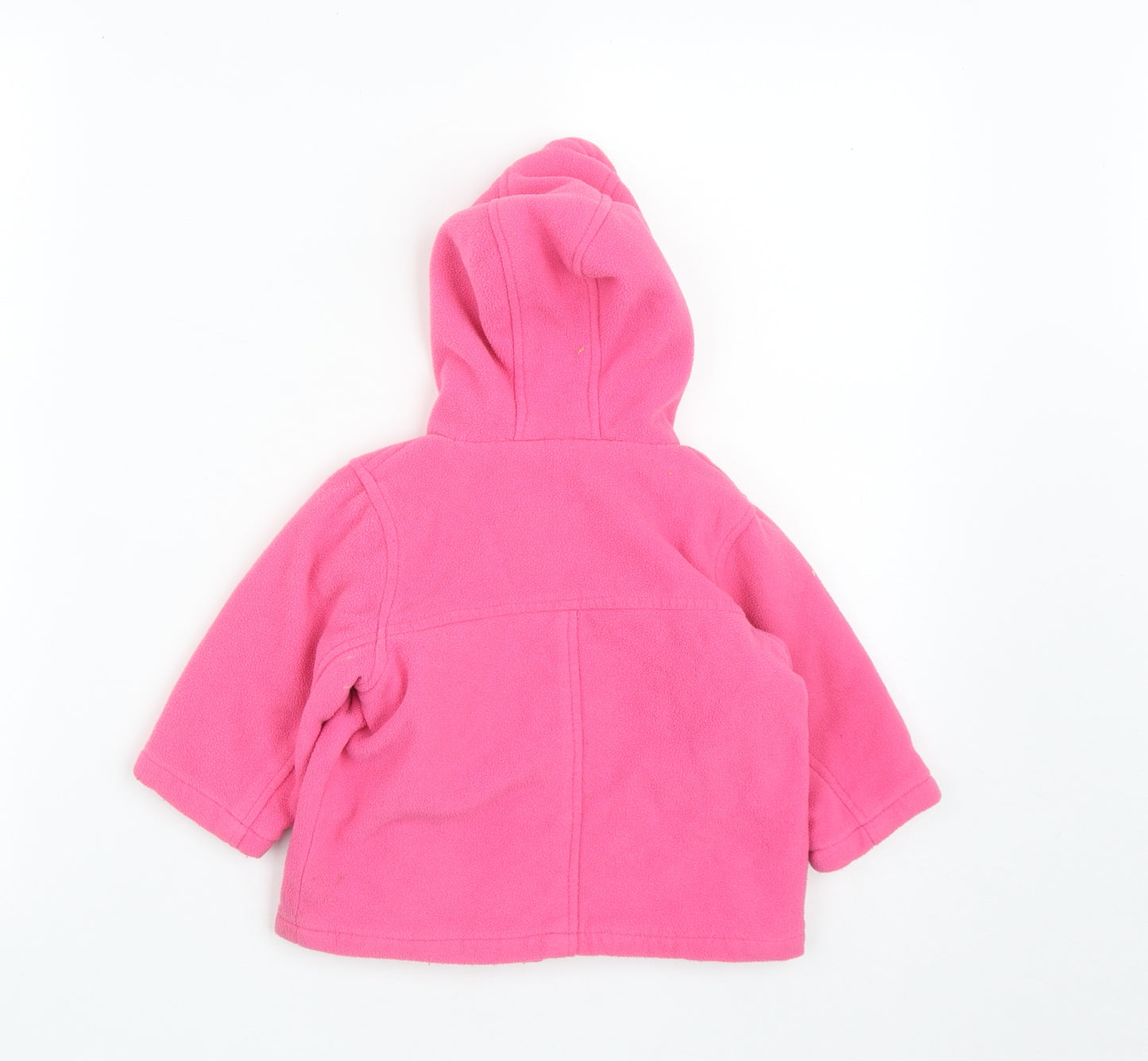 Marks and Spencer Girls Pink   Duffle Coat Coat Size 12 Months   Zip