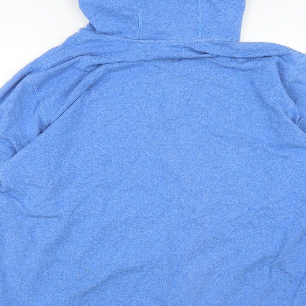 Patagonia Mens Blue  Cotton Pullover Hoodie Size XL