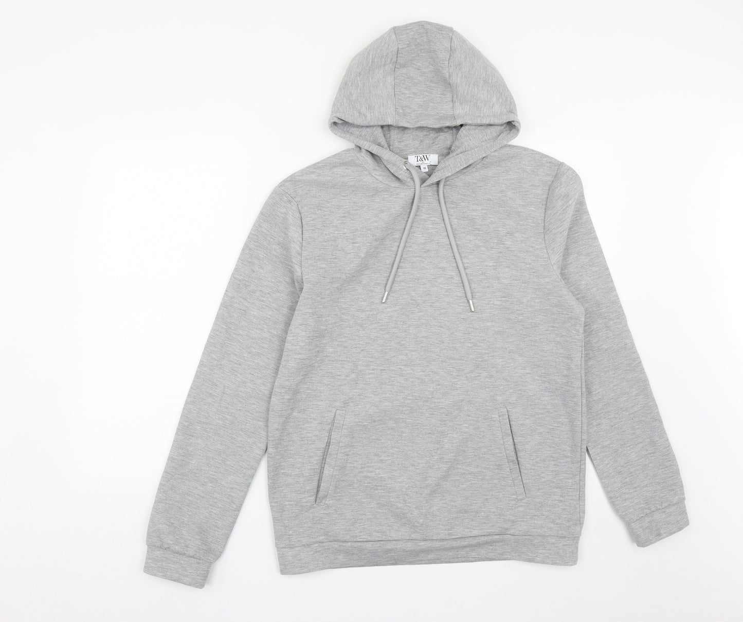 Taylor & Wright Mens Grey  Polyester Pullover Hoodie Size M