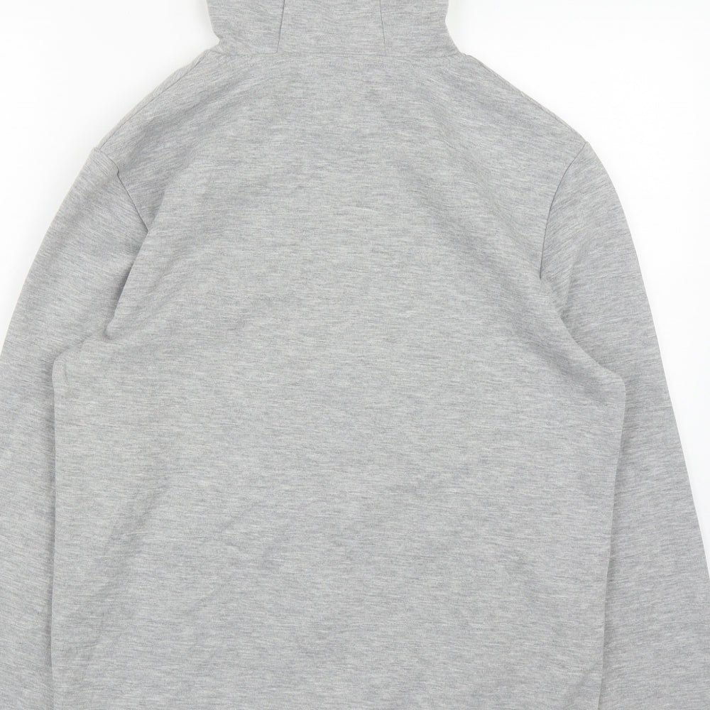 Taylor & Wright Mens Grey  Polyester Pullover Hoodie Size M