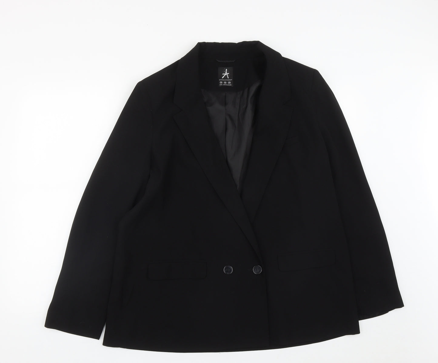 Atmosphere Womens Black   Jacket Blazer Size 20  Button