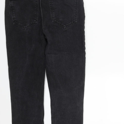 New Look Girls Black  Cotton Straight Jeans Size 13 Years  Regular Zip