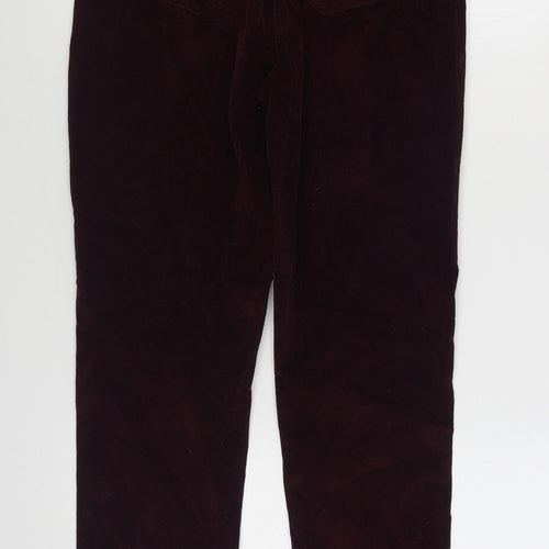 Lisette Womens Purple  Cotton Jegging Trousers Size 30 in L30 in Regular