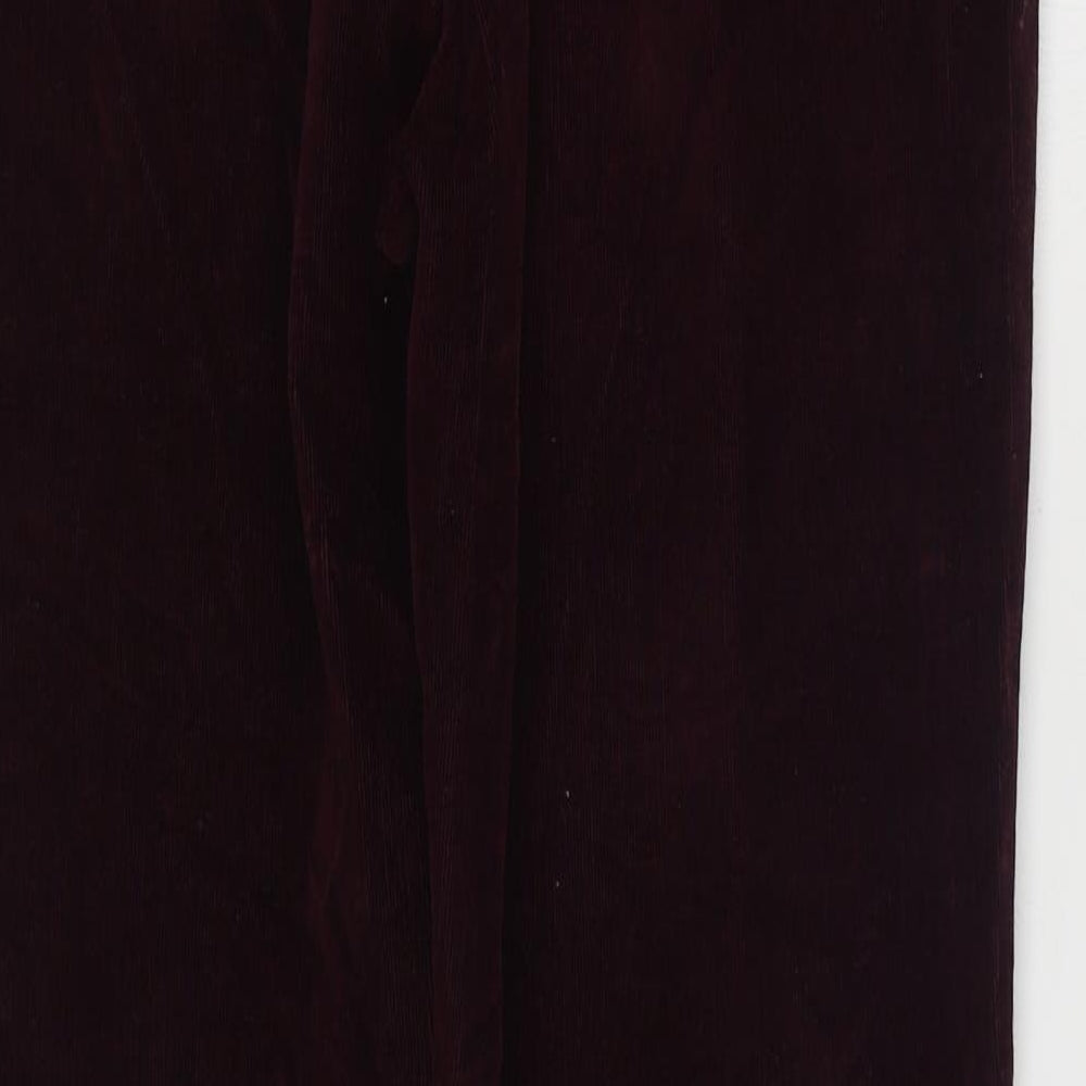 Lisette Womens Purple  Cotton Jegging Trousers Size 30 in L30 in Regular