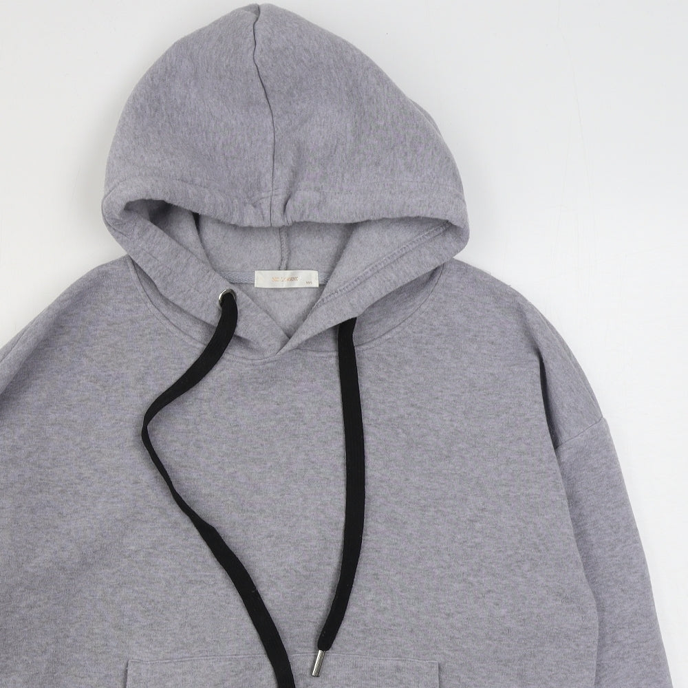 MC Lorene Womens Grey  Cotton Pullover Hoodie Size M  Pullover