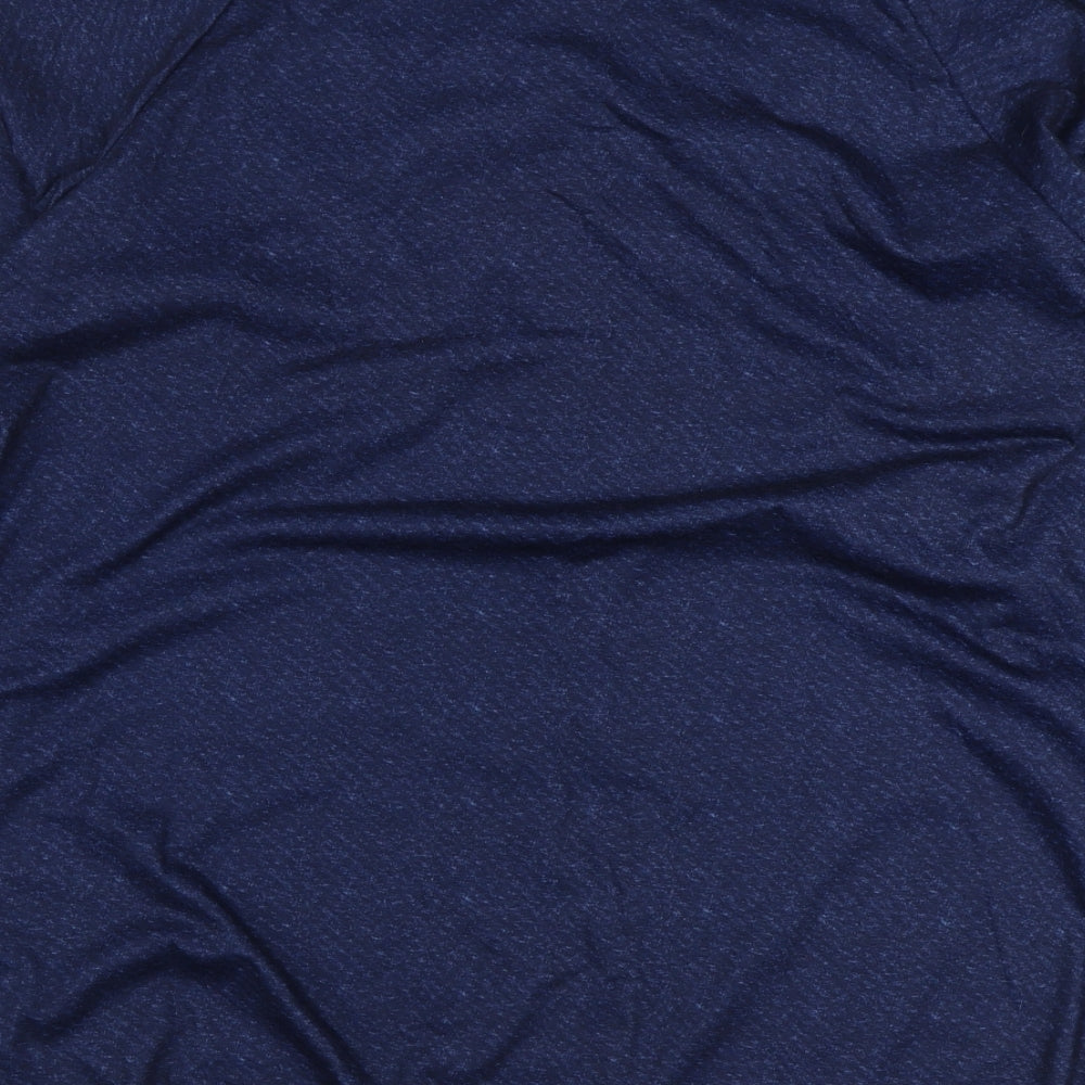 Preworn Womens Blue  Polyester Pullover Sweatshirt Size L  Pullover