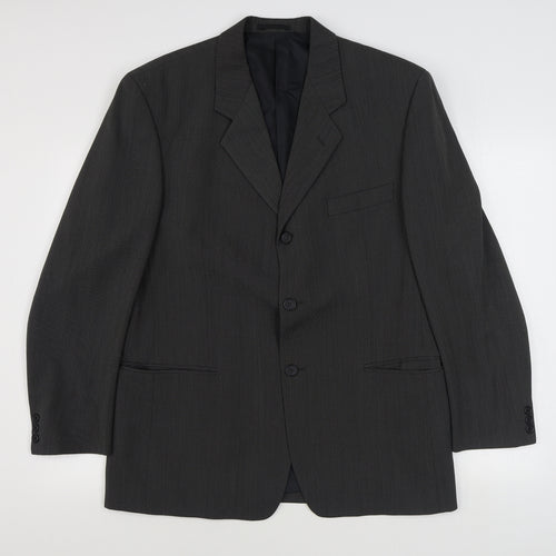 Kartell Mens Grey  Wool Jacket Suit Jacket Size 42