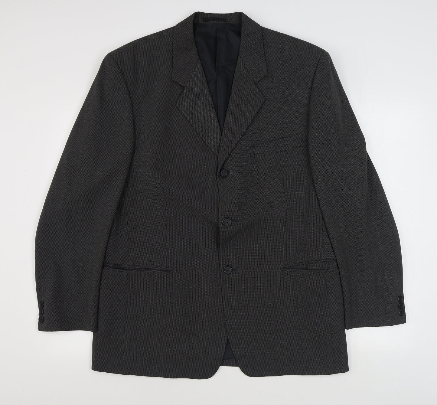 Kartell Mens Grey  Wool Jacket Suit Jacket Size 42