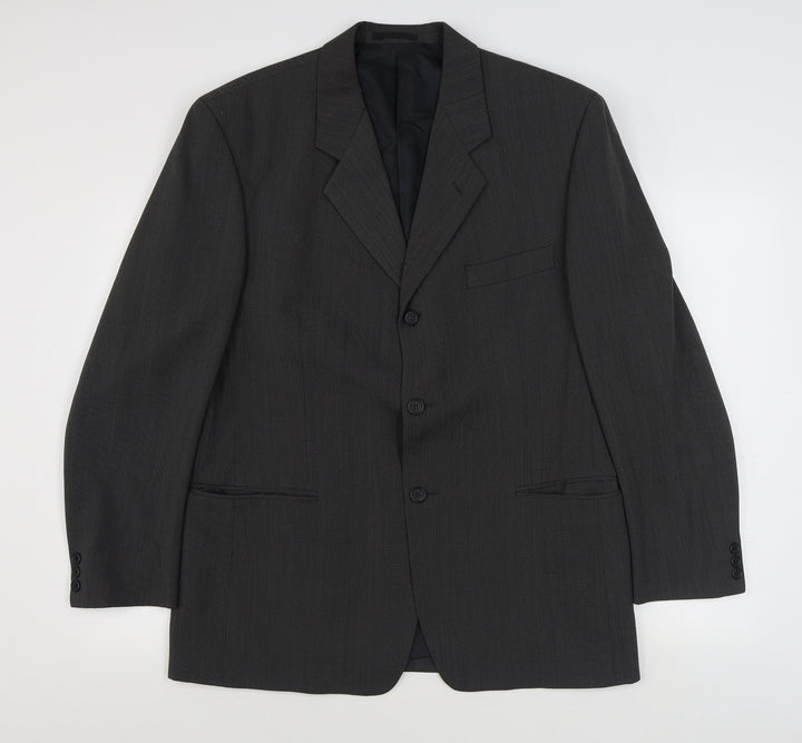 Kartell Mens Grey  Wool Jacket Suit Jacket Size 42