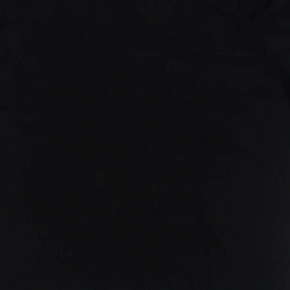 George Womens Black Scoop Neck  Viscose Pullover Jumper Size 18