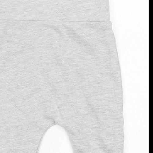 Dunnes Stores Girls Grey  Cotton Capri Trousers Size 6-9 Months  Pullover