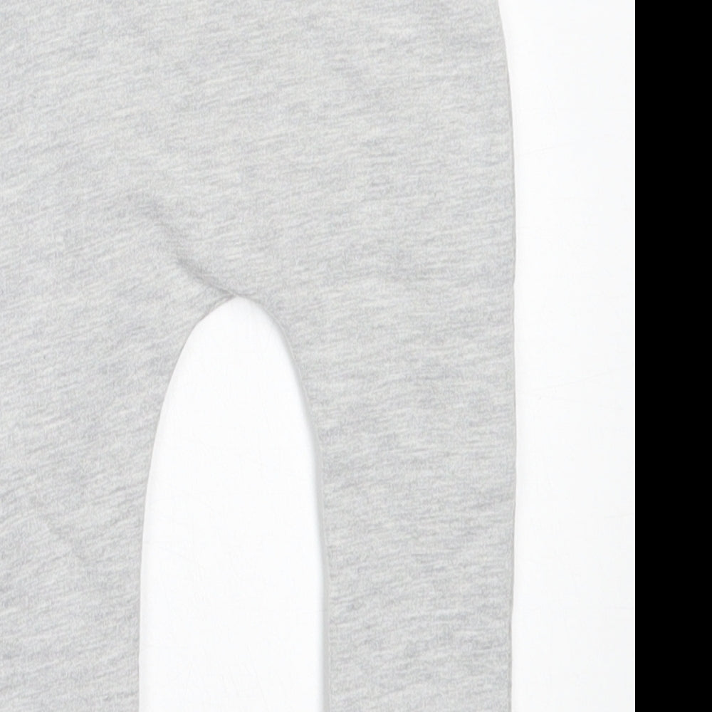 Dunnes Stores Girls Grey  Cotton Capri Trousers Size 6-9 Months  Pullover