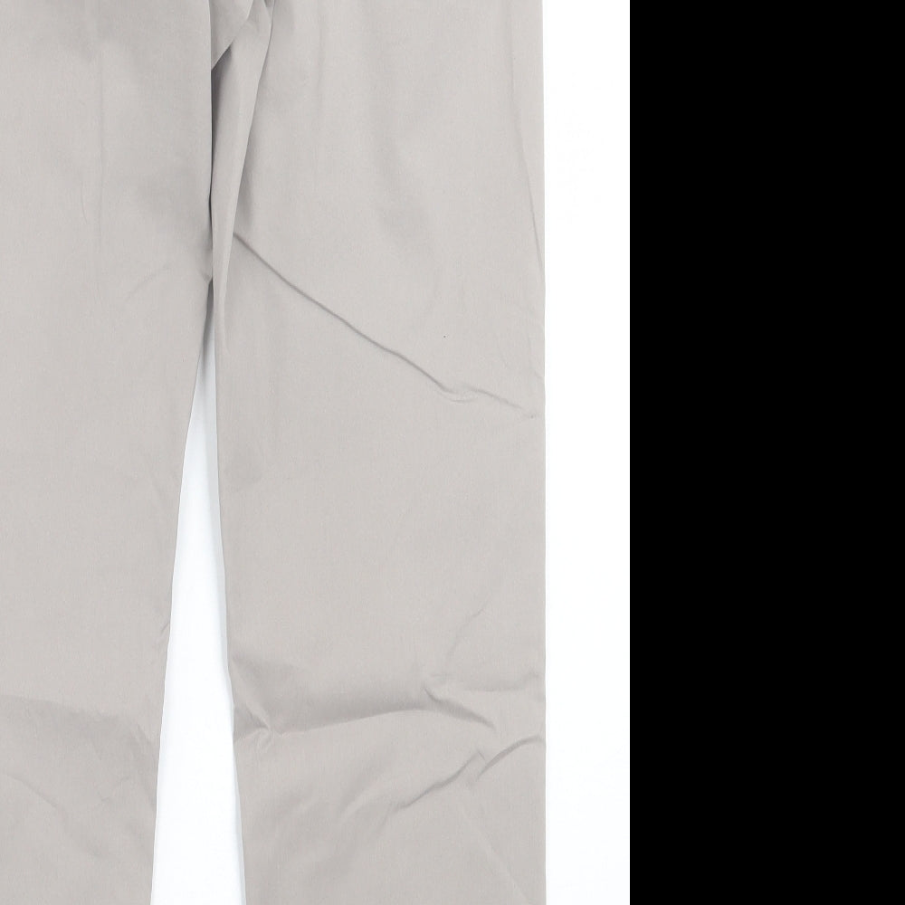 Blue Harbour Mens Beige  Cotton Chino Trousers Size 34 in L29 in Regular Button