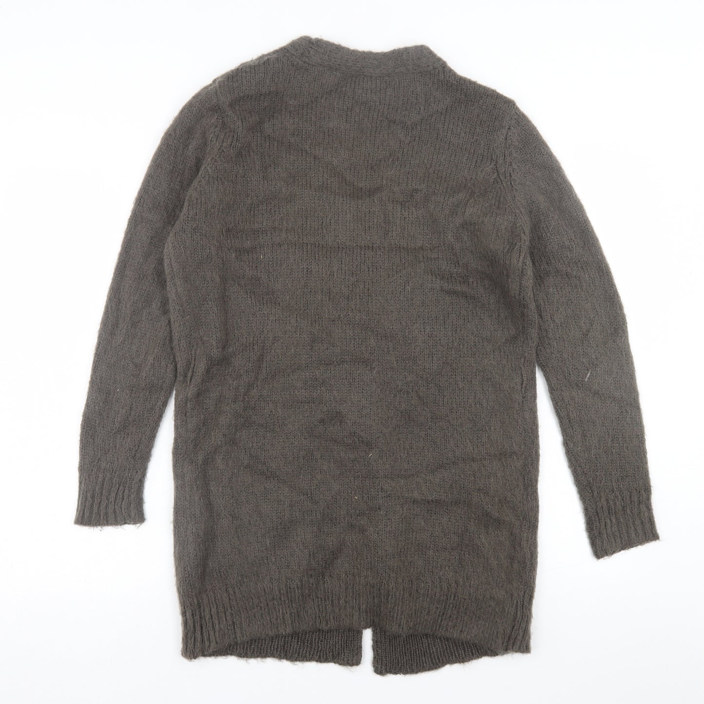 Atmosphere Womens Brown V-Neck  Acrylic Cardigan Jumper Size M