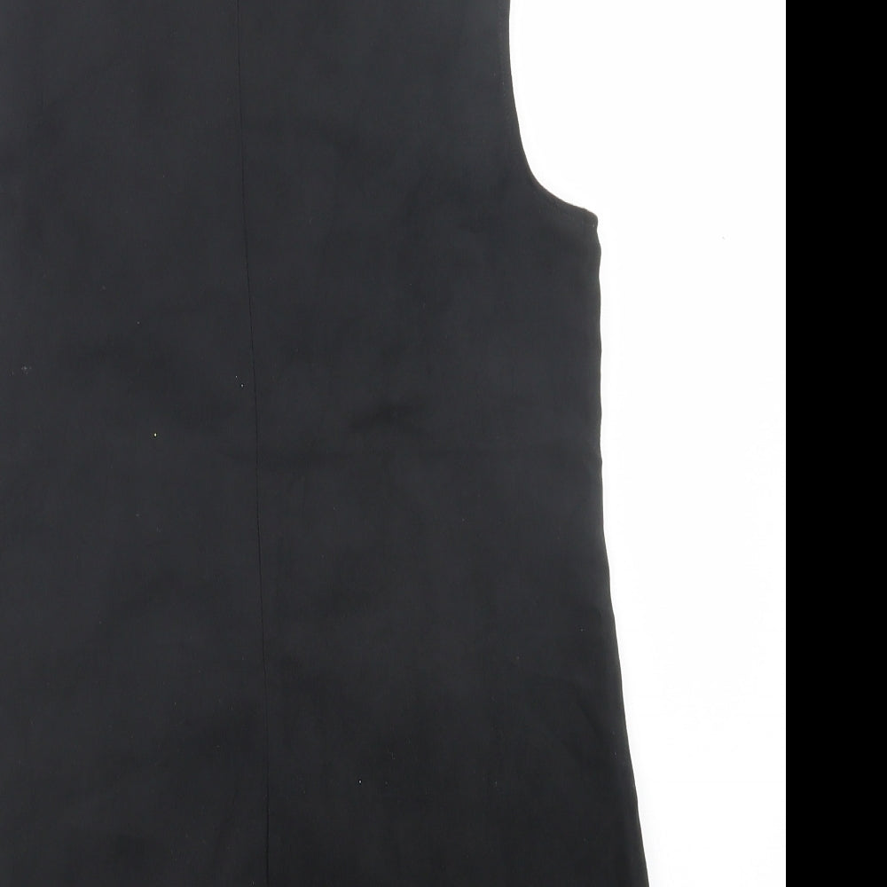 Dorothy Perkins Womens Black  Polyester Kimono Blouse Size 10 V-Neck