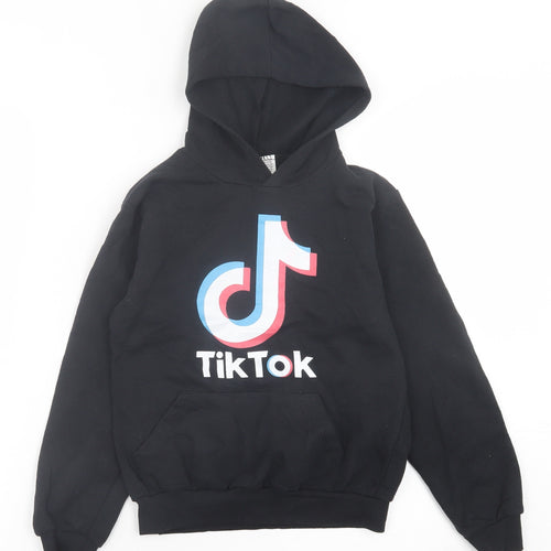 Primark Girls Black  Polyester Pullover Hoodie Size 10 Years  Pullover - TikTok