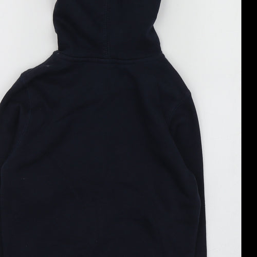 Gap Boys Blue Geometric Cotton Pullover Hoodie Size 5 Years