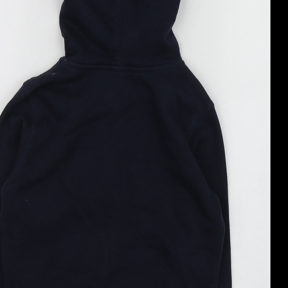 Gap Boys Blue Geometric Cotton Pullover Hoodie Size 5 Years
