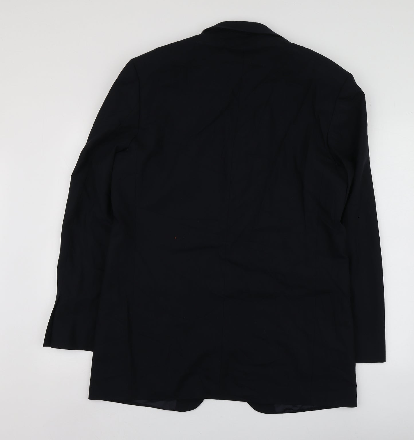 M&S Mens Black  Wool Jacket Suit Jacket Size M
