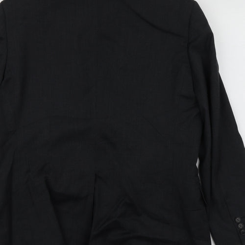 M&S Mens Grey  Wool Jacket Suit Jacket Size M