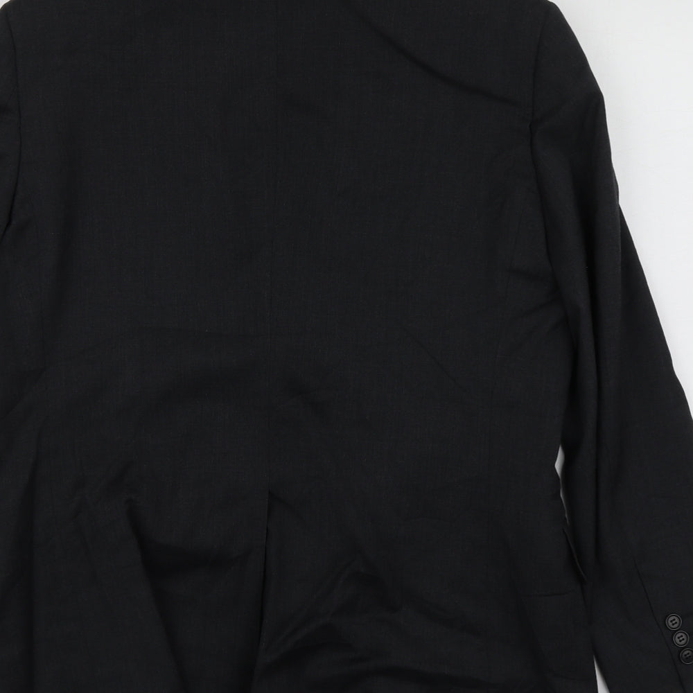 M&S Mens Grey  Wool Jacket Suit Jacket Size M