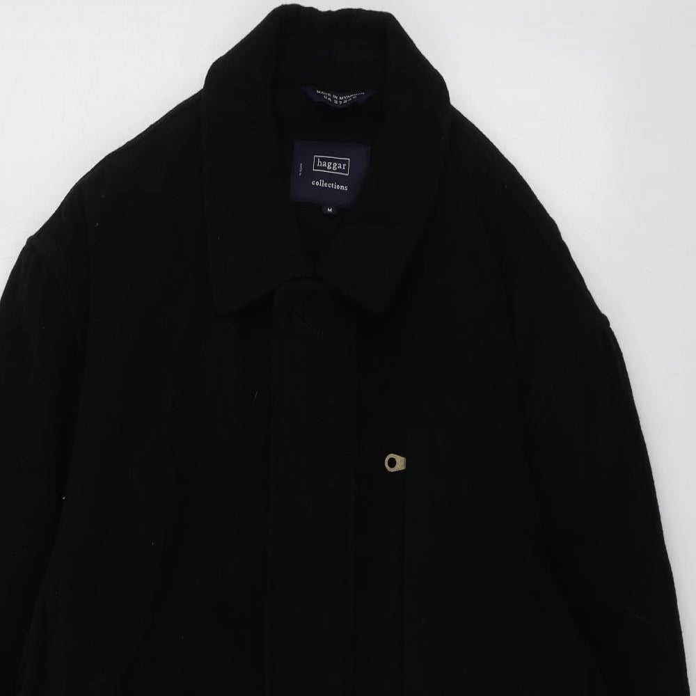 Haggar Mens Beige   Pea Coat Coat Size M