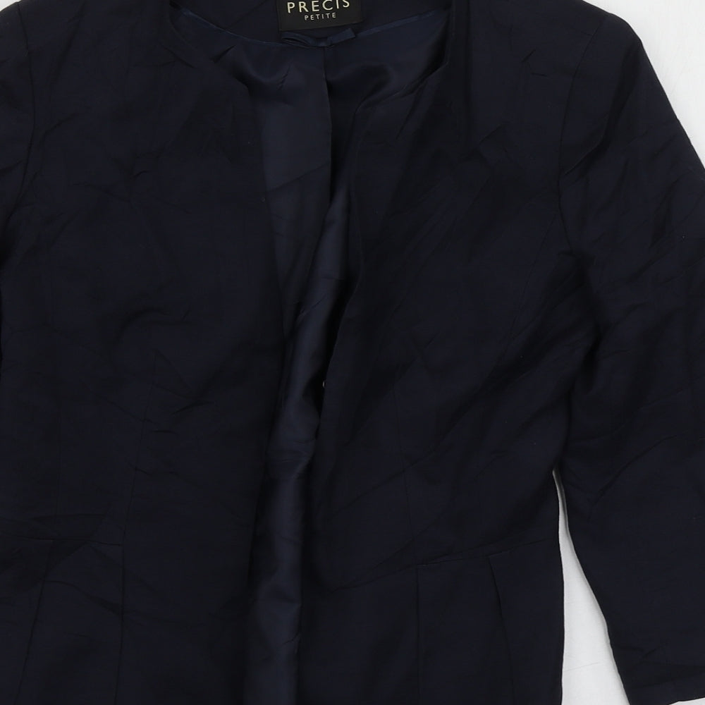 Precis Womens Blue   Jacket Blazer Size 6