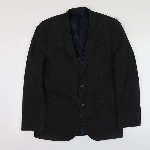 NEXT Mens Grey  Polyester Jacket Suit Jacket Size M