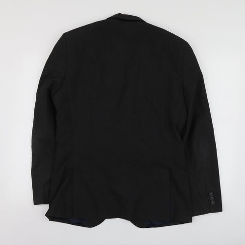 NEXT Mens Grey  Polyester Jacket Suit Jacket Size M