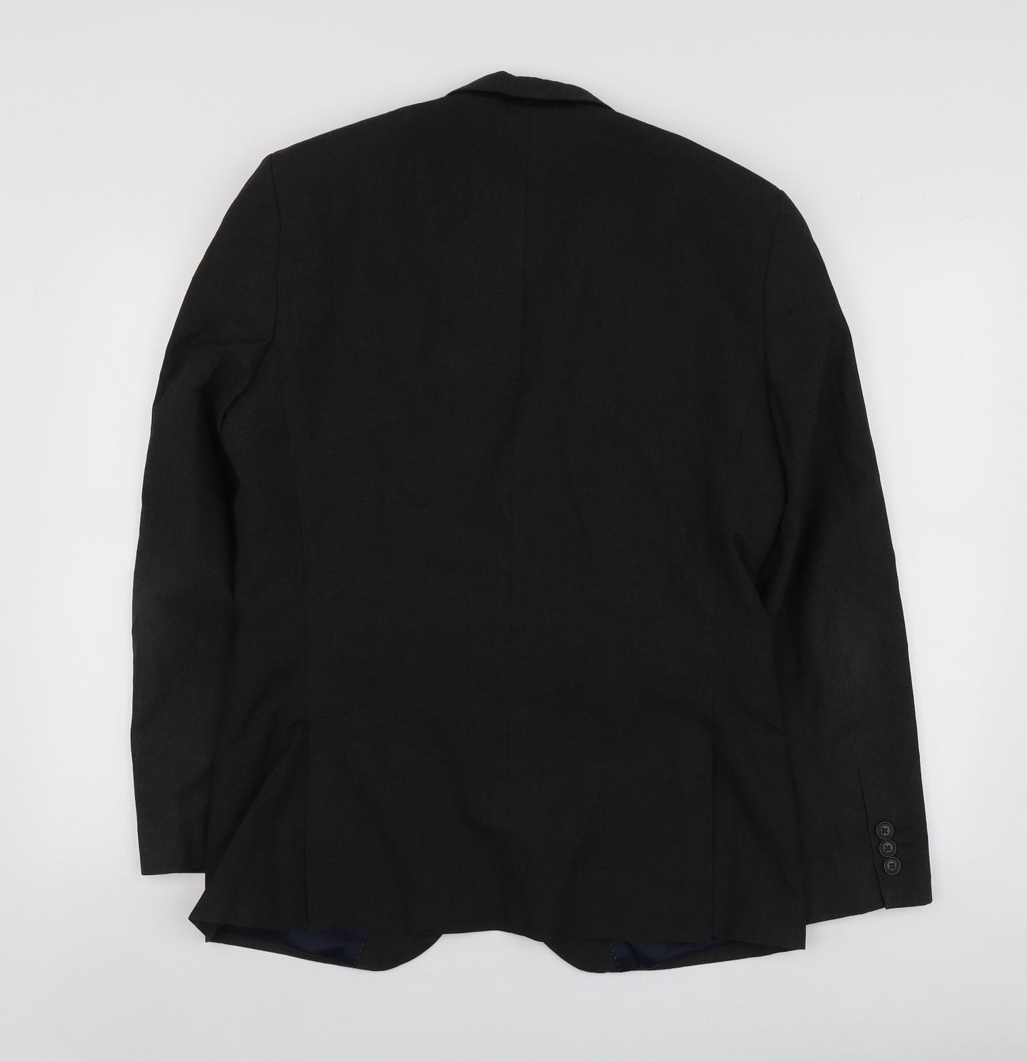 NEXT Mens Grey  Polyester Jacket Suit Jacket Size M