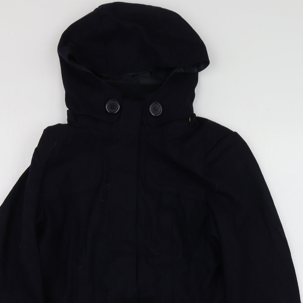 Evita Womens Blue   Overcoat Coat Size 14