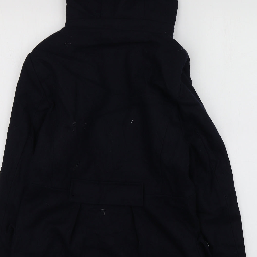 Evita Womens Blue   Overcoat Coat Size 14