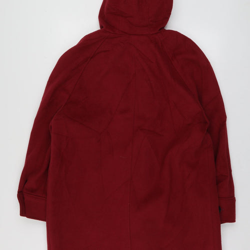 M7S Womens Red   Overcoat Coat Size 14