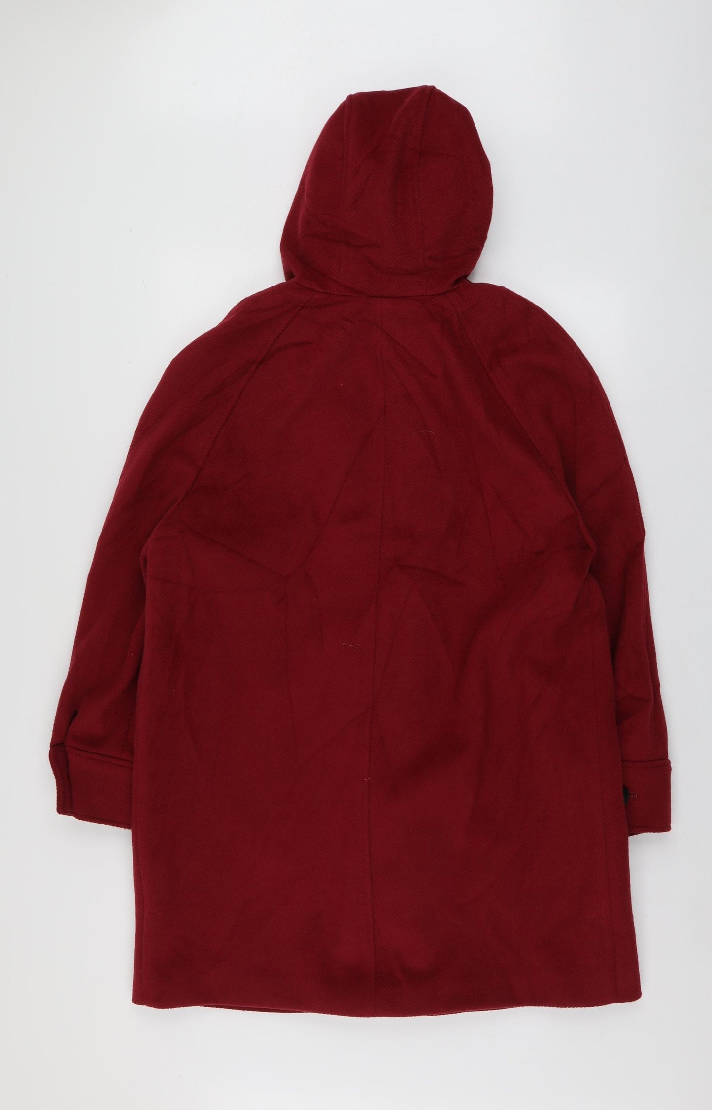 M7S Womens Red   Overcoat Coat Size 14